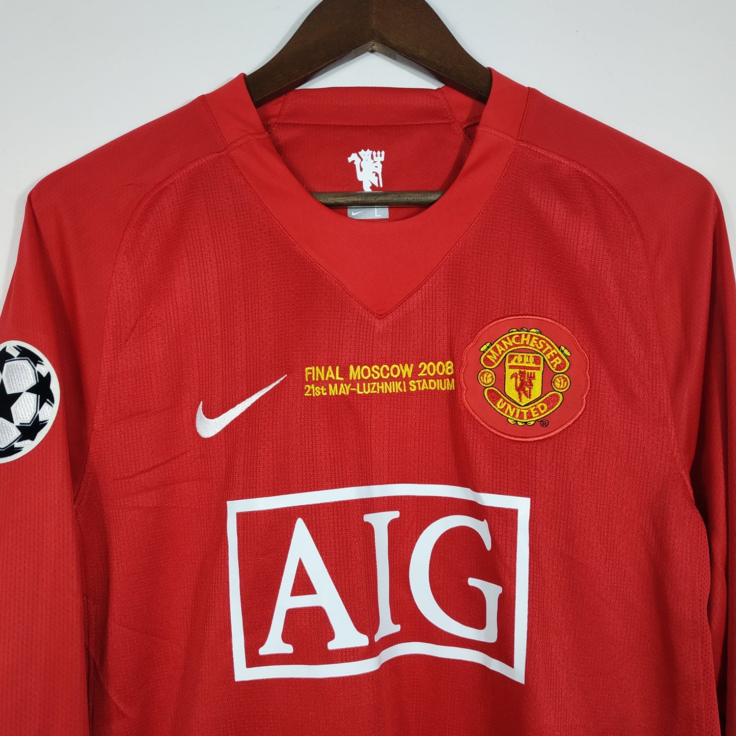 Giggs #11 |Manchester United Home 07/08 UCL Long Sleeve